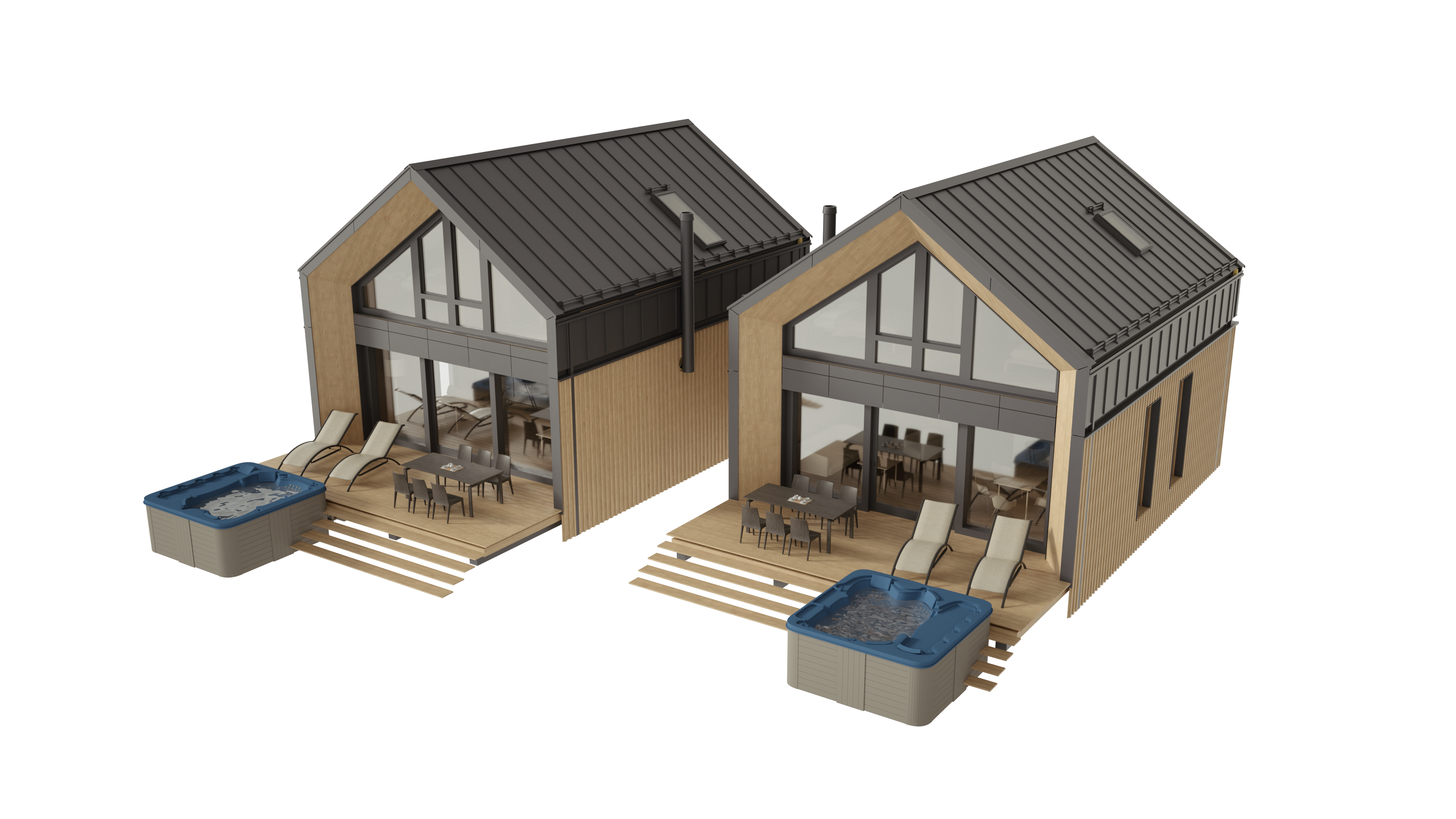 ModulWood moderne CLT-Häuser Moderne ModulWood-Häuser, gebaut mit neuester Technologie – jetzt verfügbar!